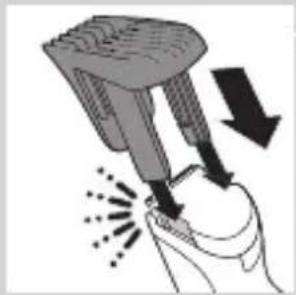PHILIPS Series 3000 HC3412 - Trimming with comb - 1