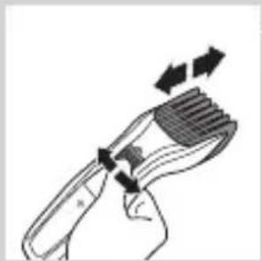 PHILIPS Series 5000 HC5441 - Trimming with comb - 2