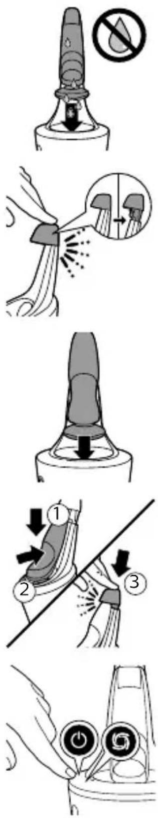 PHILIPS Series 5000 S5397 - Caution: Do not tilt the SmartClean system to prevent leakage. - 5