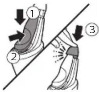 Diagram illustrating shoe sole positioning and cutting process with numbered steps