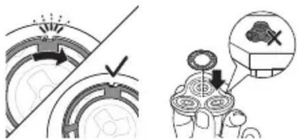 PHILIPS Series 7000 S7521 - 刃の交換 - 4