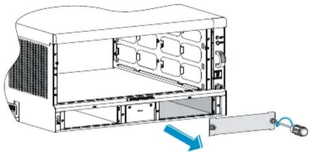 HP FlexNetwork HSR6800 - Installing the AC power module - 1