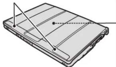 PANASONIC Toughbook CF-S1 - O :Battery Latches - 1