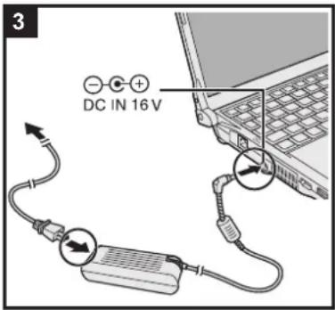 3 DC IN 16 V