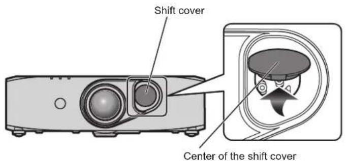Shift cover Center of the shift cover