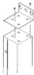 CyberPower PDU15B4F12R - Vertical Installation with Brackets - 1
