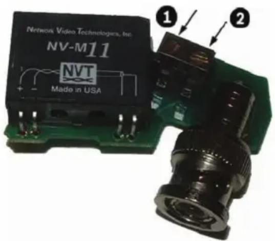 Network Video Technologies, Inc. NV-M11 NVT Made in USA ① ②