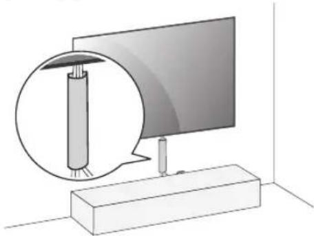 Diagram showing a device mounted on a base with a magnified inset highlighting a cylindrical component (no text or symbols present)