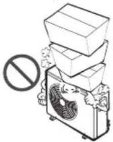 LG HTNC488DLC0 - Donotsteponorput anything on the product. (outdoor units) - 1