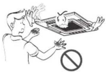 LG HTNC368DLC0 - Do not open the inlet grill of the product during operation. (Do not touch the electrostatic filter, if the unit is so equipped.) - 1