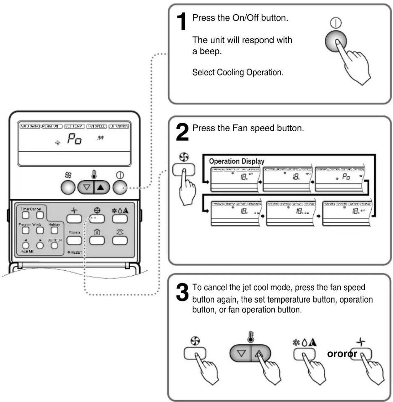 LG HTNC368DLA0 - Jet Cool Operation Mode - 1