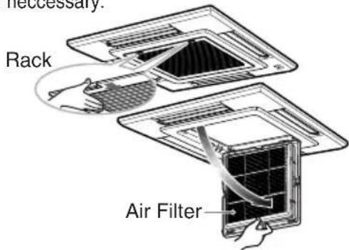 necessary. Rack Air Filter