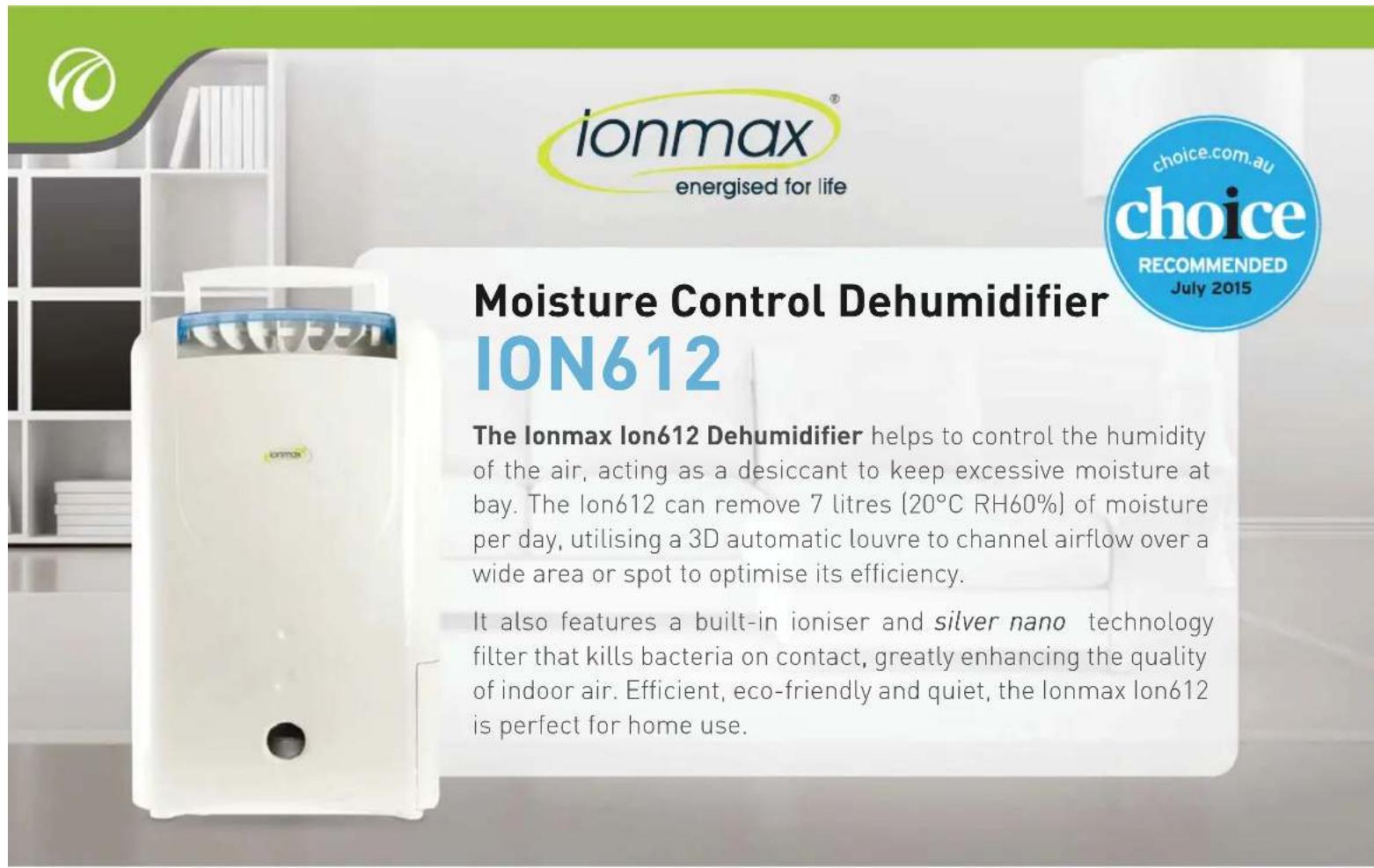 Ionmax ION632 - An Introduction to Desiccant Dehumidifiers - 2
