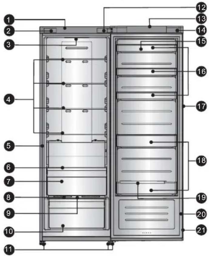 HISENSE HR6AFF355SD - Viewoftheappliance(HR6AFF355SD,HR6AFF355D) - 1