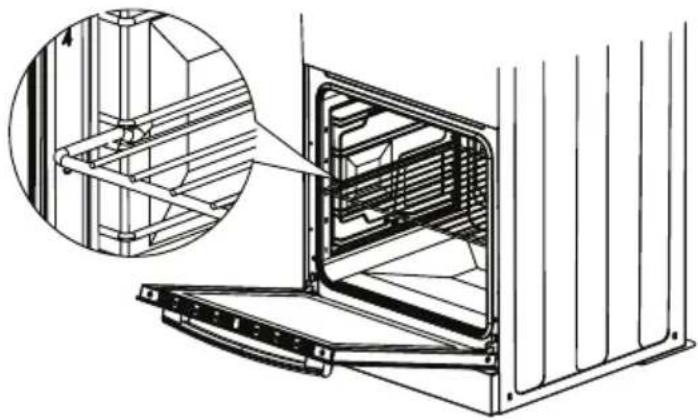BELLING BFS54SCDF - Fitting oven shelves - 1