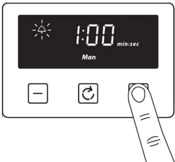 BELLING BCC1100GTGB - Setting the minute minder - 2
