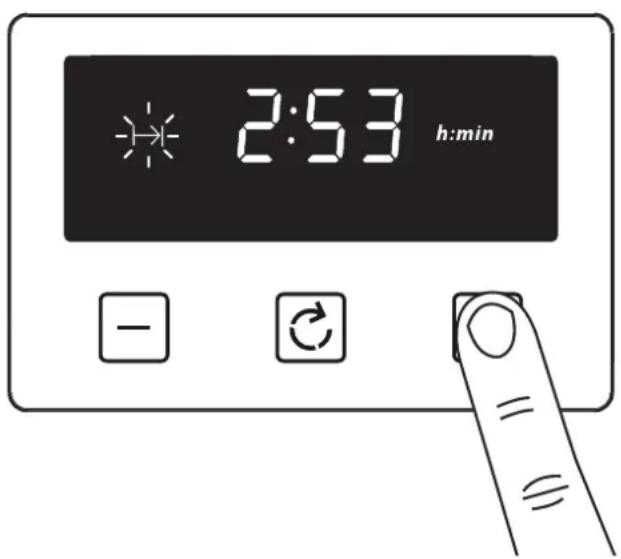 BELLING BCC1100GTGSS - Setting the cooking time (the duration of time the oven will operate for) Semi Automatic cooking - 2