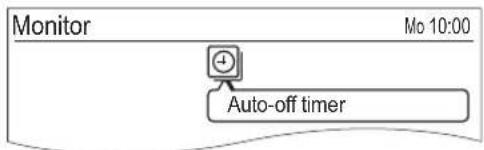 Monitor Mo 10:00 Auto-off timer