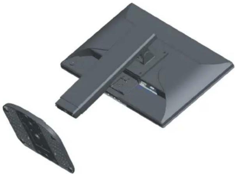 LENOVO ThinkVision E2003 - Setup the stand and base - 1