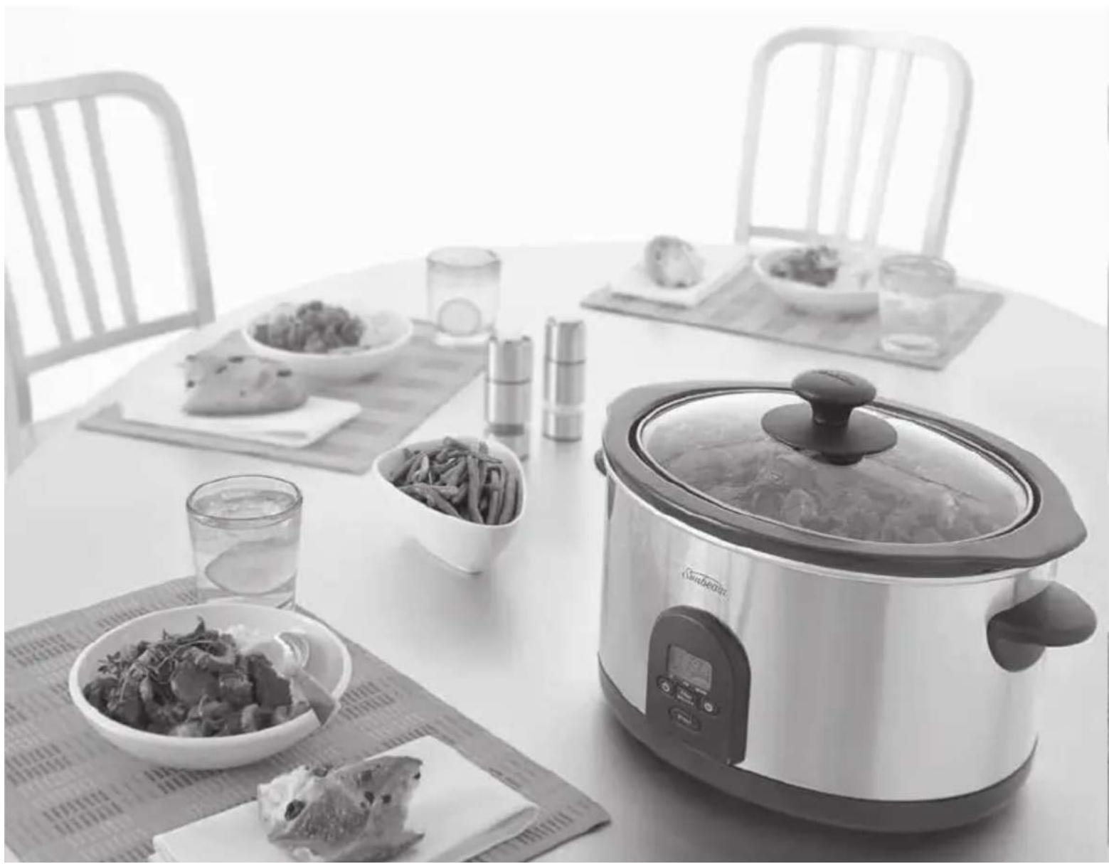 SUNBEAM SecretChef HP5580 - Electronic Slow Cooker 5.5L - 1