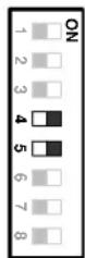 EverFocus EPTZ500 - Transmission Speed Setting (Baud Rate Setting) - 5