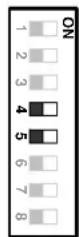 EverFocus EPTZ500 - Transmission Speed Setting (Baud Rate Setting) - 2