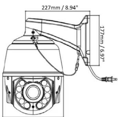 227mm / 8.94" 177mm / 6.97"