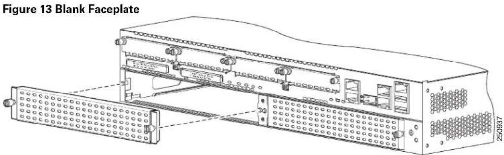Figure 13 Blank Faceplate 250937