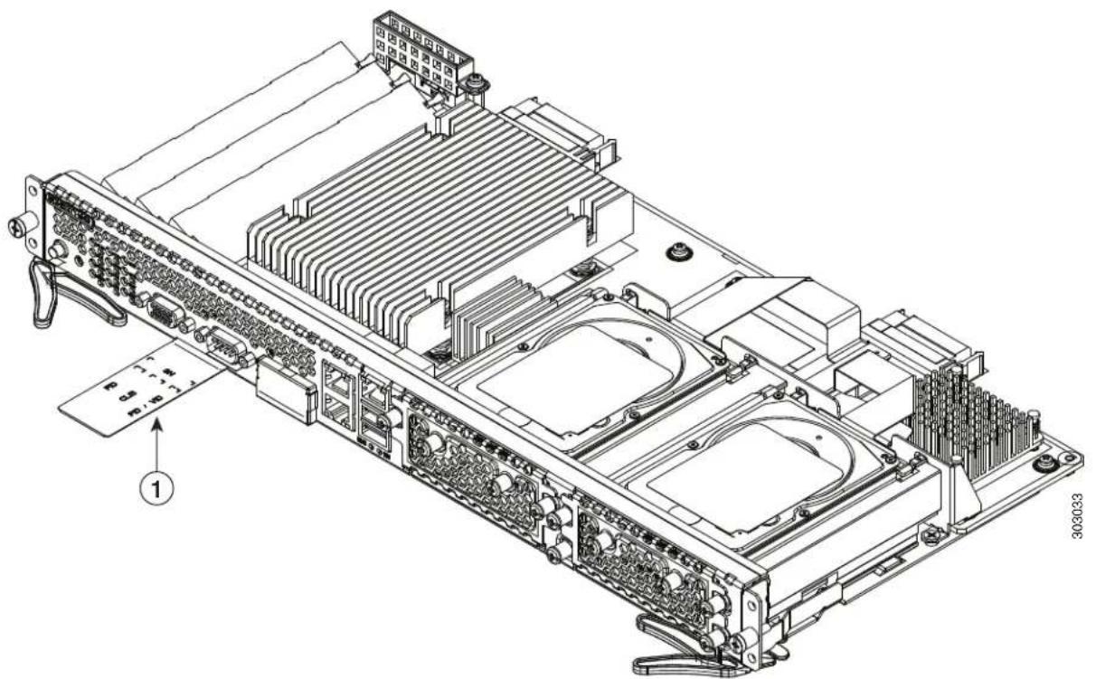 CISCO UCS EN120E - Removing the COA - 1