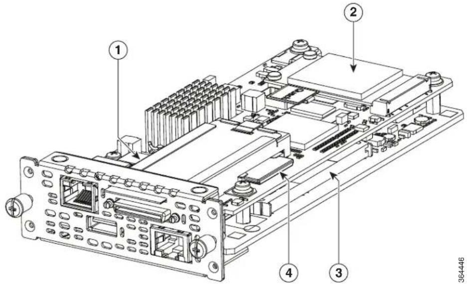 Technical diagram of a computer motherboard with numbered components and labeled parts
