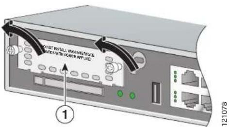 PORT INSTALL WAN INTERFACE ORANGE WITH POWER APPLIED 1 121078
