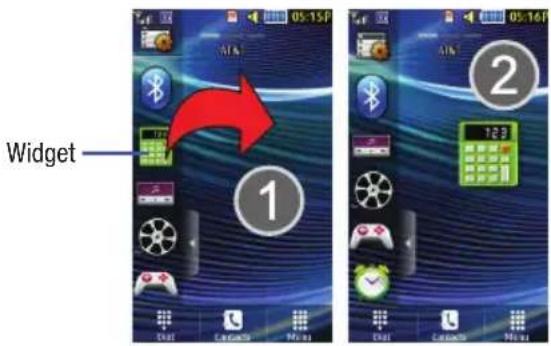 Widget ① ②