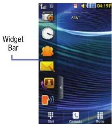 Widget Bar 04:19 F AT&T