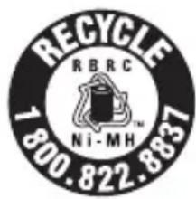RECYCLE RBRC NI-MH 1800.822.8837