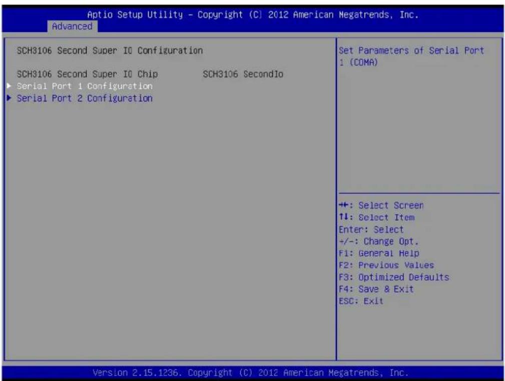 Advantech ARK-2151S - Super IO Configuration - 1