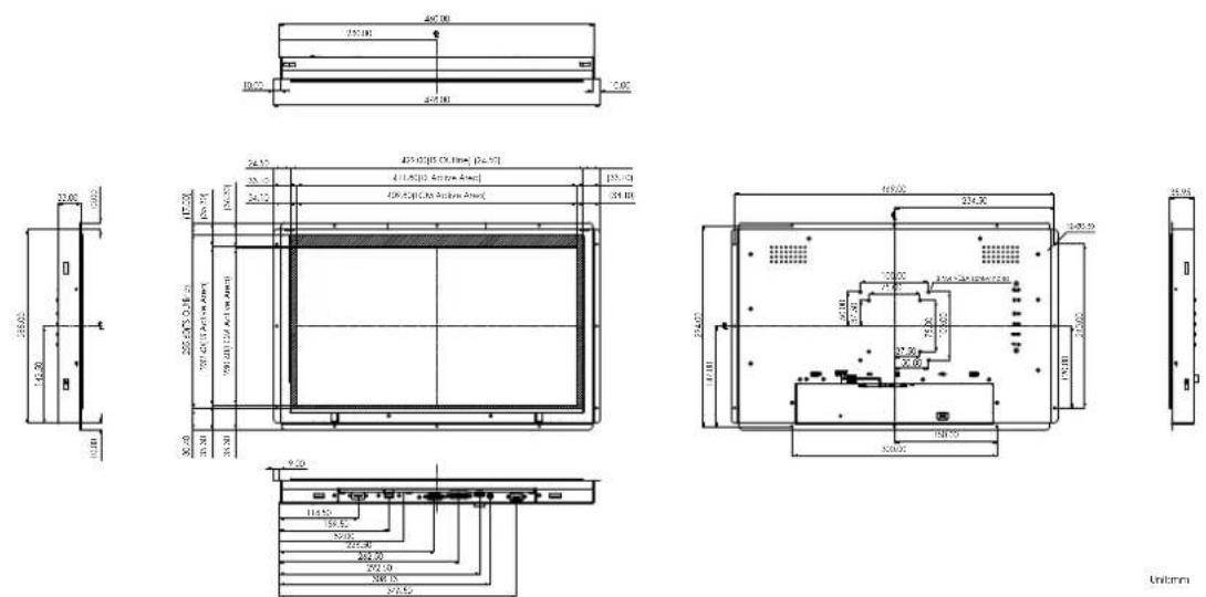 Advantech IDS-3118W - Dimensions - 8