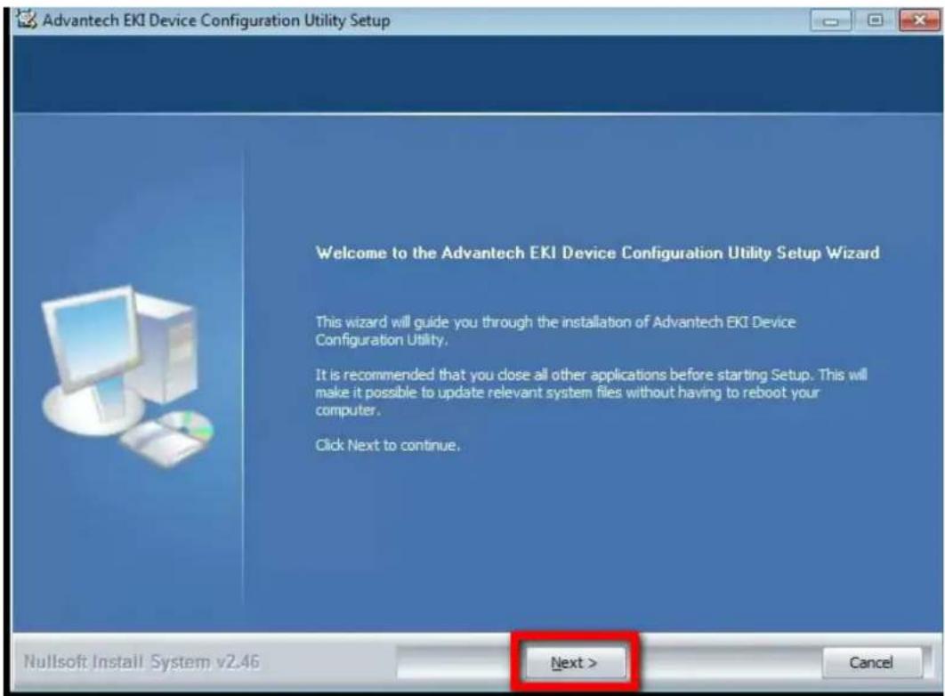 Advantech EKI-1512X - Configuration Utility Installation - 2