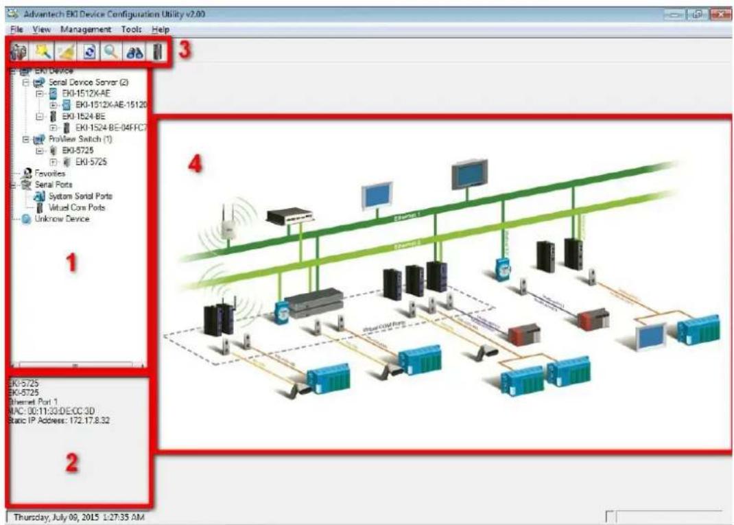 Advantech EKI-1512X - Advantech EKI Device Configuration Utility overview - 1