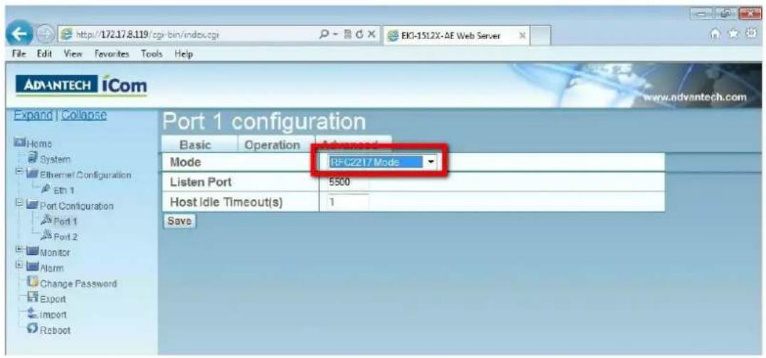 Advantech EKI-1512X - Port Configuration - 5
