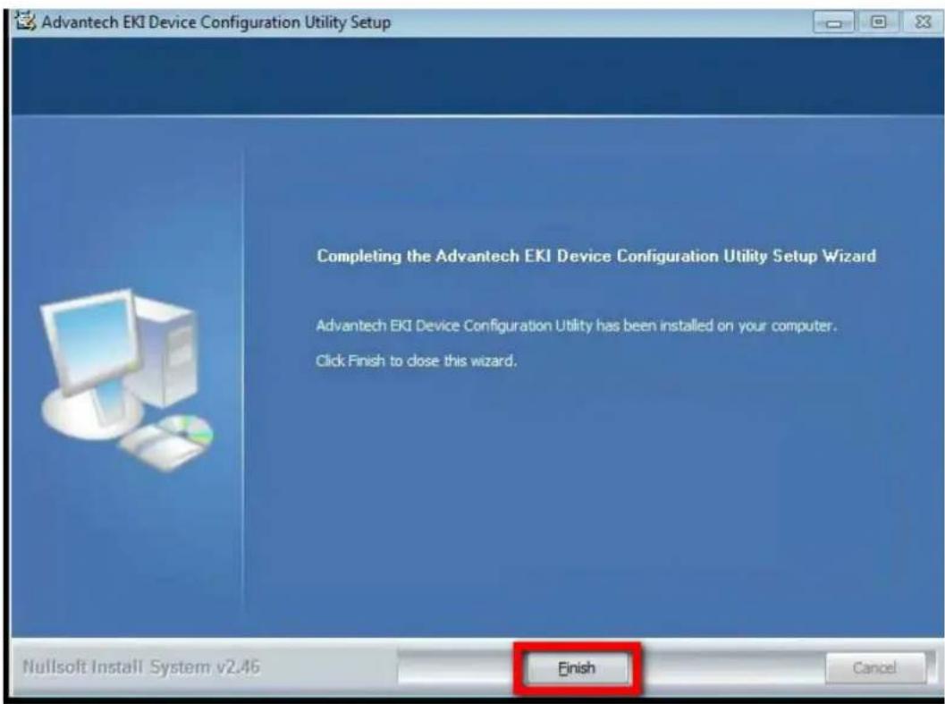 Advantech EKI-1512X - Configuration Utility Installation - 5