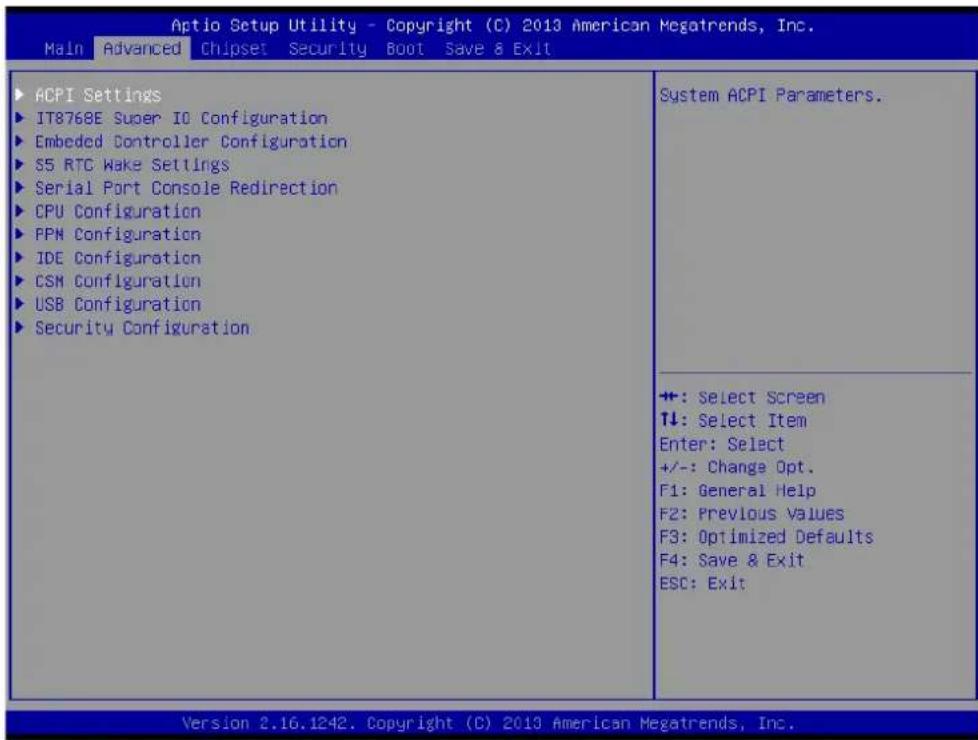 Advantech ARK-2121S - ACPI Setting - 1