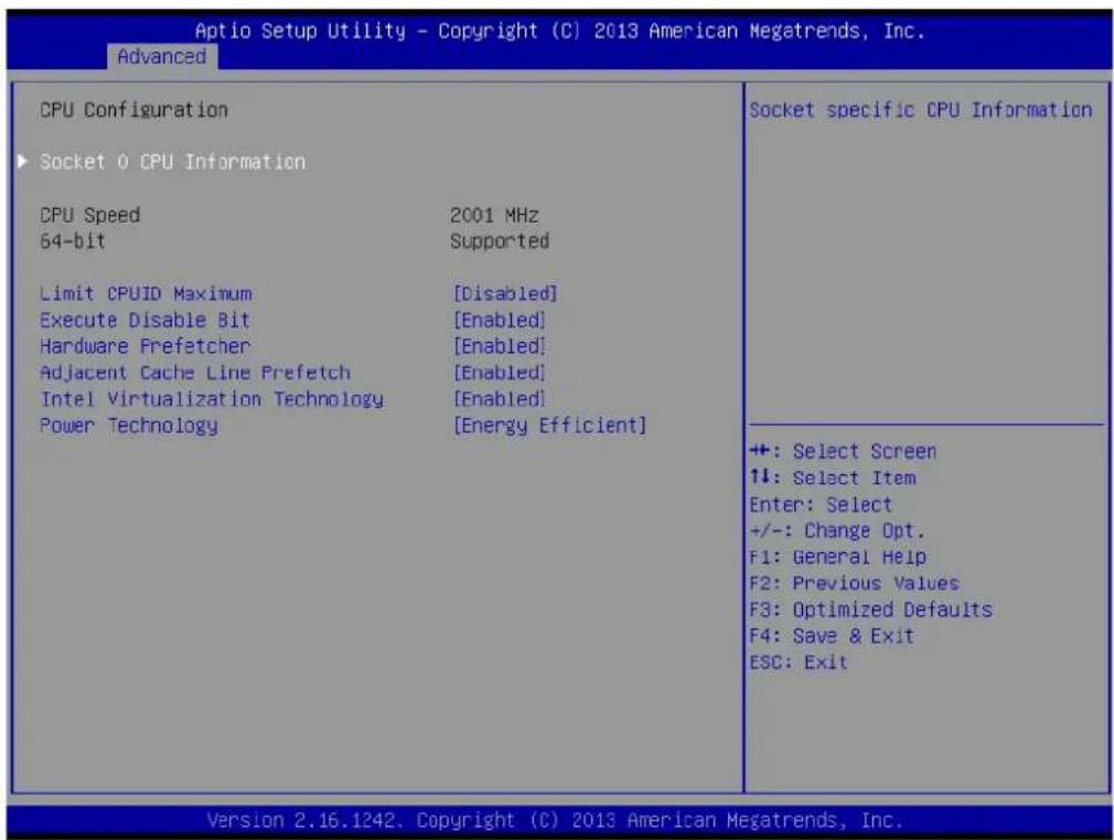Advantech ARK-2121S - CPU Configuration - 1