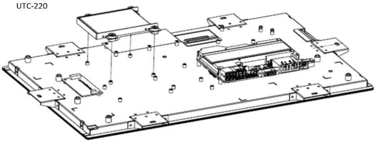 Advantech UTC-210 - Installing a 2.5" SATA HDD/SSD(For UTC-220/232) - 1