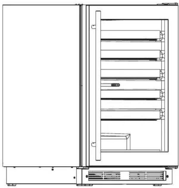 U-Line Wine Captain -1224WCS-13A - FLOOR MOUNTED ANTI-TIP INSTALLATION - 1