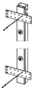 CyberPower PDU15B2F12R - Vertical Installation with Brackets (0U models only) - 1