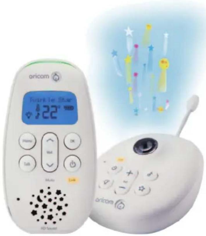 Oricom Secure 530 - Oricom Audio Baby Monitor Secure 530 with Lightshow - 1