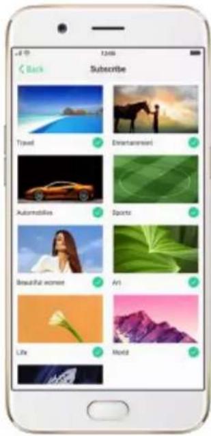 OPPO R9s Pro - Lock screen magazine - 4