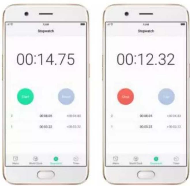 OPPO R9s Pro - Use the stopwatch - 1