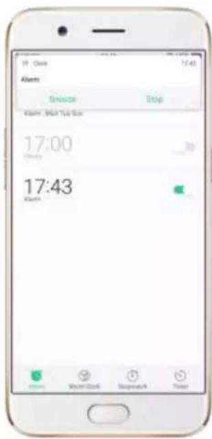 OPPO R9s Pro - Set Alarm Clocks - 2