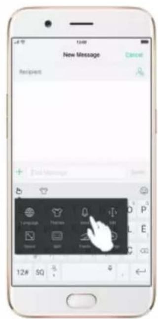 OPPO R9s Pro - Voice typing - 2